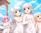 イラスト制作承ります 観賞用、Vtuber、立ち絵何でもござれ！可愛いの描きます！ イメージ1