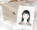 似顔絵　水彩　SNSやココナラのアイコンつくります 実写に自信が持てない・・そんなあなたへ イメージ1