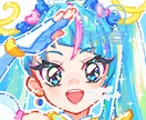 レトロアニメ風の肩上イラスト制作します アイコンなどにどうぞ！ラフ提出、修正なしのプランです。 イメージ4