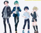 最短納品▶透明感のある立ち絵イラスト制作します TRPGや配信、オリジナルゲームなどに！ イメージ6