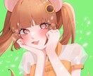 可愛さのあるアイコン・イラストを制作します 商用利用◎SNSやYouTubeなどどこでも使えます！ イメージ1