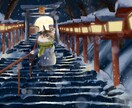絵本風癒される動物/人物イラスト作成します 写真ご提供いただくカスタマイズできるので気軽にご相談ください イメージ2
