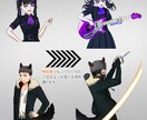 イラスト全般！リッチなイラスト描きます 立ち絵から一枚絵まで、リッチなタッチでお描きします イメージ3