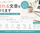 売れるキャッチコピー・紹介文を作成します あなたの想いが伝わる、売れる文章を作ります イメージ1
