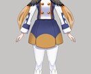 OCキャラ立ち絵描きます アニメ塗りかブラシ塗りで制作します。 イメージ2