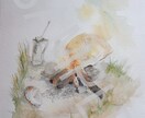 プロによる、世界に一枚だけのイラストを描きます 風景、人物、動物など幅広く対応。ラフ確認ありで安心。 イメージ6