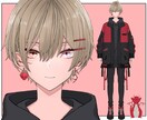カッコイイ男性Vtuberモデル制作します キャラデザからモデリング一括無料修正アフターフォロー込み イメージ4