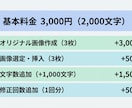読みやすいブログ記事を丁寧に作成します 2,000文字3,000円〜 SEO対策もバッチリ！ イメージ3