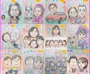 そっくりでかわいいポエム似顔絵描いてます プロの手描き水彩画一点物！世界で１枚＆デジタルやAIに無い趣 イメージ5