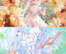 低コスト◎アイコン、MVイラストなど制作します お手頃価格でふわふわキラキラ可愛いイラスト制作します。 イメージ5