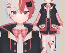 男性女性Live2Dモデリング全行程制作します Vtuberさん用キャラデザ～モデリングまでのセット イメージ9