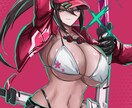 厚塗りイラスト描きます かっこよくてセクシーなイラストが得意です イメージ1