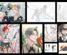 かっこいいorかわいいイラスト描きます アイコンやヘッダー・扉絵などかっこいいイラスト イメージ1