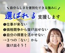 あなたの強みを「選ばれる理由」に差別化します ココナラだけ！10月までの期間限定価格でお試しください！ イメージ1