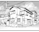 漫画背景イラスト作成します 本業の建築知識を元に説得力のある背景を描きます。 イメージ1