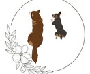 ペットな、線画を描きます うちの子線画。お写真を元にトレイスします イメージ9