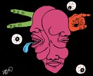 色々な物のイラストを描きます 一度見たら忘れない独特なイラストデザインを描きます！ イメージ3