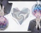 無料修正無制限！ご希望に沿ったイラストお描きします ご希望に合わせてキラキラなイラストを作成します！ イメージ4
