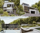 高品質な住宅・店舗の外観CGパースを作成いたします " 美しい空間が、心に幸せをもたらす。" イメージ2