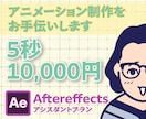 あなたのイラストやテキストを動かします 最短3日！Aftereffectsでアニメ作りをお手伝い イメージ1