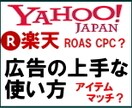 楽天 ヤフーショッピング 広告の使い方教えます 楽天・Yahooで効率的に広告を活用したい店舗様へ イメージ1