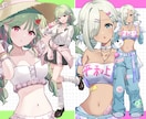 高品質な立ち絵/Live2D用パーツ分け制作します これからVtuberデビューされる方や新衣装などに イメージ8