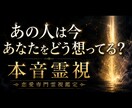 あの人は今何を想ってる？あなたへの本心を霊視します 潜在意識の本音…ご縁の現状…恋が動き出す転機まで視通します イメージ1