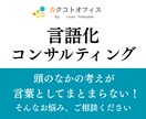 あなたの想いや貴社の課題を言語化します 想いや課題を整理して、次につなげていくためのコンサルティング イメージ1