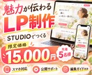 限定価格でSTUDIOで魅力が伝わるLP作成します 先着5名様限定価格！あなたの著書をまとめてみませんか イメージ1