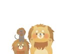 絵本ちっくなデフォルメキャラクターを描きます SNSアイコンや名刺のアイコンなどに イメージ7