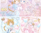 商用可◆ふわふわ・キラキラ・可愛いイラスト描きます 作成開始日から約3日で納品可能！繊細で可愛いをお届けします！ イメージ3