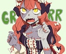 味のある可愛いアイコン描きます ポップ・レトロ・可愛いあなただけのSNSアイコン イメージ2