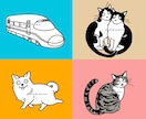 即納可◎ゆるっとおとぼけ動物アイコン描きます ◎目を引く♫個性的♫視認性バッチリのイラストお描きします◎ イメージ5