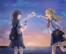 温かみのあるイラストを描きます オリジナル、版権、あなたの欲しい絵に寄り添います！ イメージ3