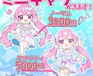 かわいいミニキャラ描きます アイコン・グッズに最適！SDキャラをお届けします イメージ1