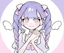 かわいい女の子の簡易イラストを作成します SNSアイコン等にご使用いただけます イメージ3