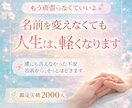 魂の設計図は名前にあります 本来の最幸の流れを呼び起こし楽に生きましょう イメージ1