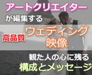 結婚式・二次会の動画を映像化致します いつまでも色あせない思い出を映像化してみんなで共有! イメージ1