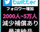 Twitterフォロワー2000人増加します Twitterフォロワー増加して人気者のアカウントへ!! イメージ8