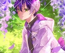 SNSアイコン・一枚絵をお描きします 【オリジナル限定！】引き込まれる瞳と透明感！ イメージ3