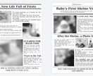 世界にひとつだけの「我が子新聞」をお作りします 赤ちゃんの成長記録を、新聞風デザインで特別な思い出に。 イメージ2