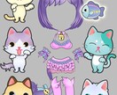 かわいいイラスト描きます オリジナルイラスト・AIデータで制作します イメージ8