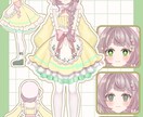 魅力的な立ち絵を描きます TRPG、配信用立ち絵などにどうですか？ イメージ1