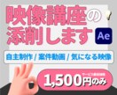 現役映像講師があなたの動画を添削します 「クリエイター」と「講師」の両視点で具体的に整理します イメージ1