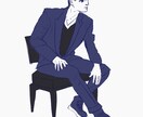 海外風 おしゃれな漫画風イラスト描きます 似顔絵 カップル ペット/アイコンやプレゼントに！ イメージ7