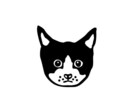 犬猫・動物お顔シンプルモノクロ線画イラスト描きます お写真からオリジナルイラスト制作いたします！ イメージ2