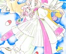 90’s〜2000s平成レトロなイラスト作成します 表情豊かなレトロタッチイラストを描きます。 イメージ1