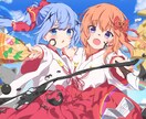商用OK！透明感可愛いアニメ塗りイラストを描きます 背景付き一枚絵、キャラデザ、立ち絵などなんでもお任せ下さい！ イメージ5