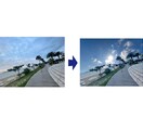 写真の空を晴れや夕焼けなどの綺麗な空にします 天候に恵まれなかった写真はございませんか？ イメージ2