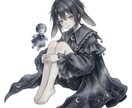 中性的・儚い雰囲気のアイコンイラスト描きます 透明感のあるキャラクターを丁寧に制作します！ イメージ3